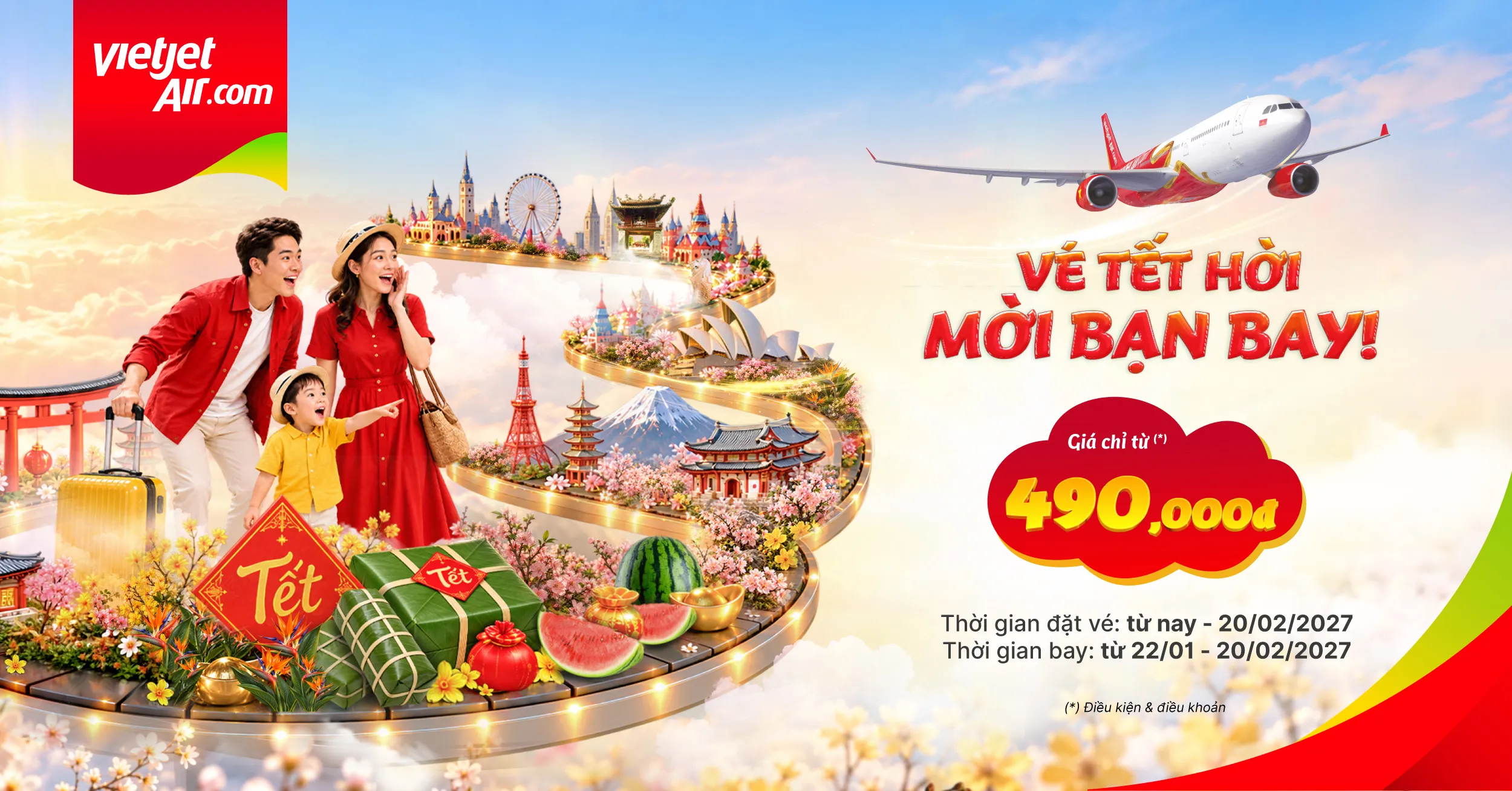 vé máy bay tết