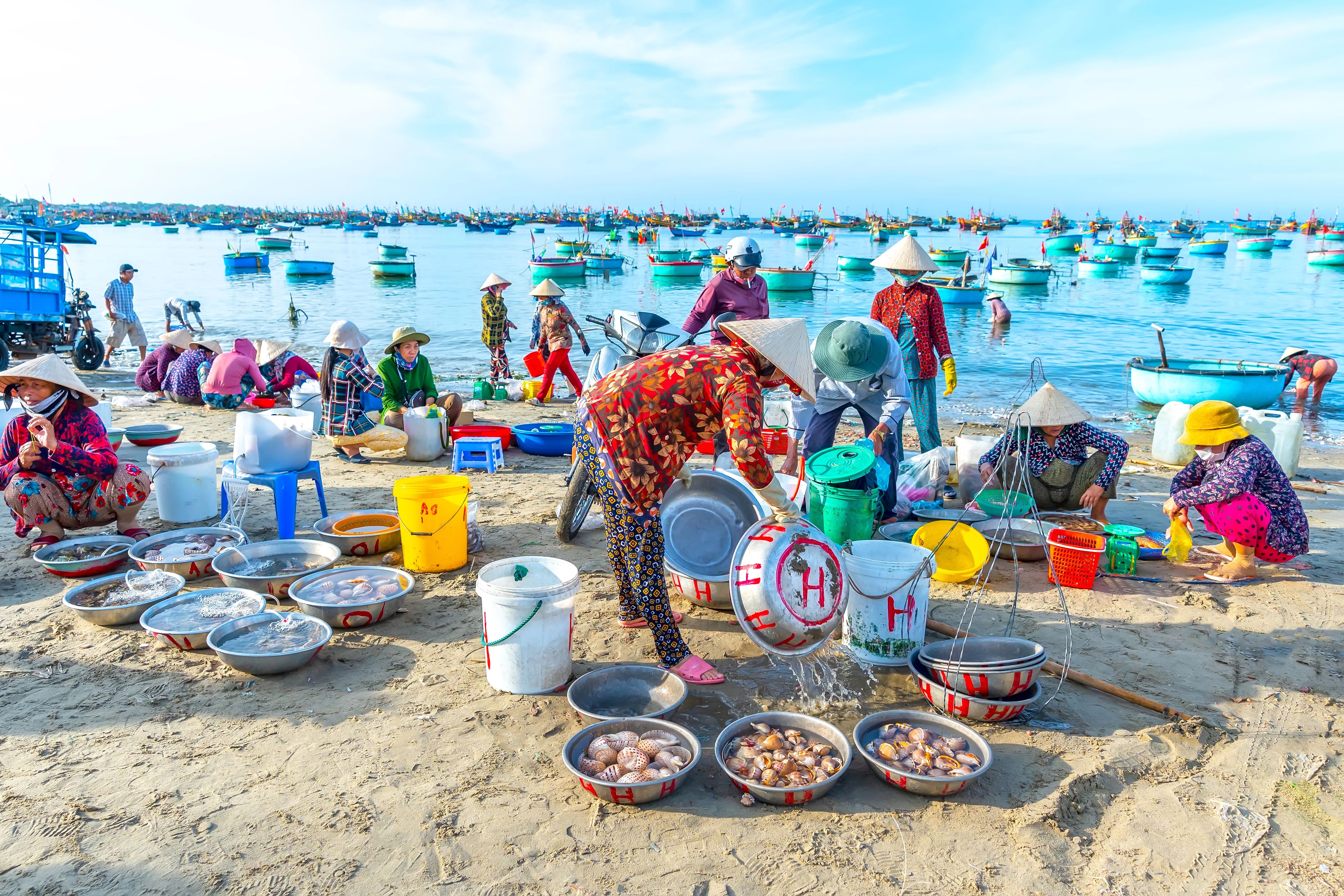 Làng chài Mũi Né.
